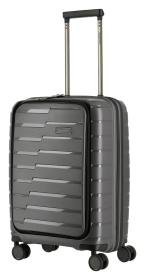 Travelite Air Base 4w S Front pocket Anthracite kufr + kosmetická taštička zdarma
