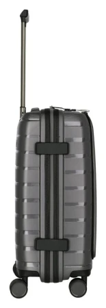 Travelite Air Base 4w S Front pocket Anthracite kufr + kosmetická taštička zdarma