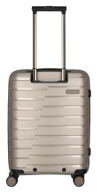 Travelite Air Base 4w S Front pocket Champagne kufr + kosmetická taštička zdarma