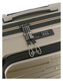 Travelite Air Base 4w S Front pocket Champagne kufr + kosmetická taštička zdarma
