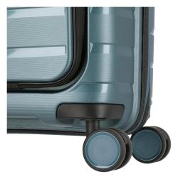 Travelite Air Base 4w S Front pocket Ice blue kufr + kosmetická taštička zdarma