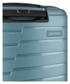 Travelite Air Base 4w S Front pocket Ice blue kufr + kosmetická taštička zdarma