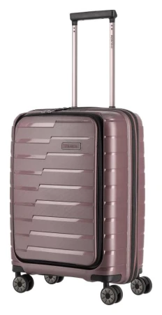 Travelite Air Base 4w S Front pocket Lilac kufr + kosmetická taštička zdarma