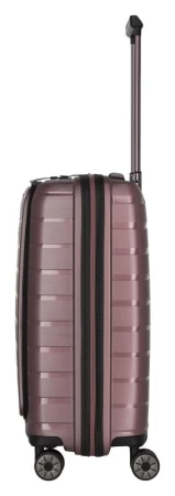 Travelite Air Base 4w S Front pocket Lilac kufr + kosmetická taštička zdarma