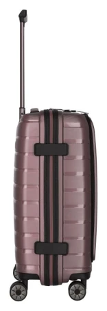 Travelite Air Base 4w S Front pocket Lilac kufr + kosmetická taštička zdarma