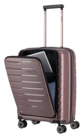 Travelite Air Base 4w S Front pocket Lilac kufr + kosmetická taštička zdarma