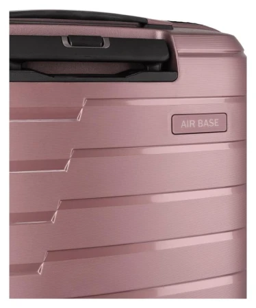 Travelite Air Base 4w S Front pocket Lilac kufr + kosmetická taštička zdarma