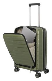Travelite Air Base 4w S Front pocket Olive + kosmetická taštička zdarma