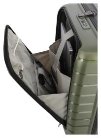 Travelite Air Base 4w S Front pocket Olive + kosmetická taštička zdarma