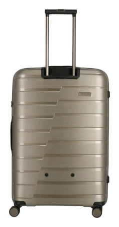 Travelite Air Base L Champagne metallic kufr + kosmetická taštička zdarma