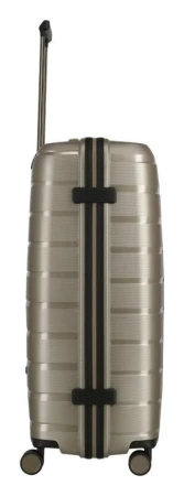 Travelite Air Base L Champagne metallic kufr + kosmetická taštička zdarma
