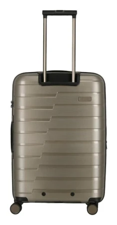 Travelite Air Base M Champagne metallic kufr + kosmetická taštička zdarma