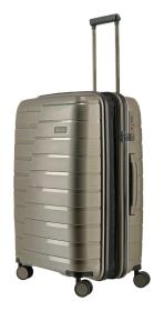 Travelite Air Base M Champagne metallic kufr + kosmetická taštička zdarma