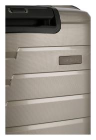 Travelite Air Base M Champagne metallic kufr + kosmetická taštička zdarma