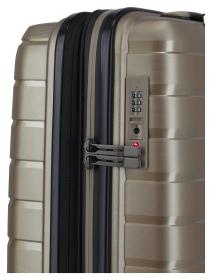 Travelite Air Base S exp Champagne + kosmetická taštička zdarma