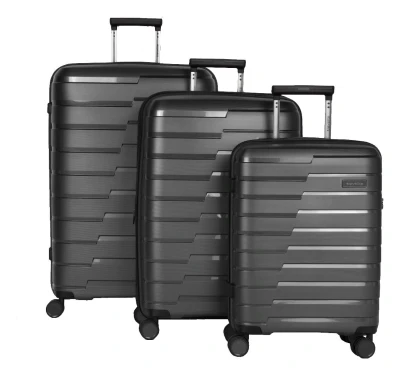 Travelite Air Base S, M, L antracitová sada kufrů