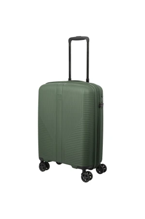 Travelite Air Stripe 4w S exp zelený kabinový kufr