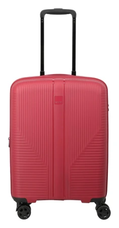 Travelite Air Stripe 4w S exp červený kabinový kufr