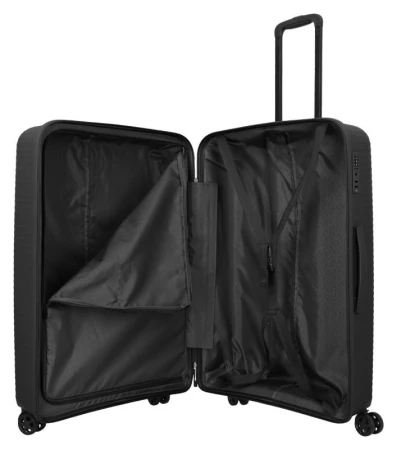 Travelite Air Stripe L Black + kosmetická taštička zdarma