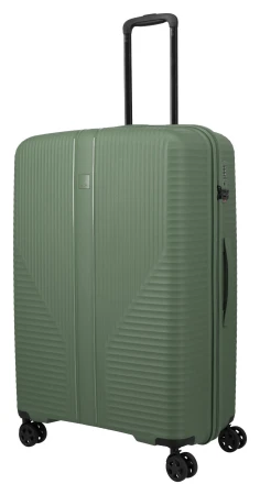 Travelite Air Stripe L zelený cestovní kufr