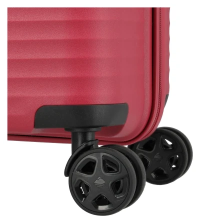 Travelite Air Stripe L červený cestovní kufr