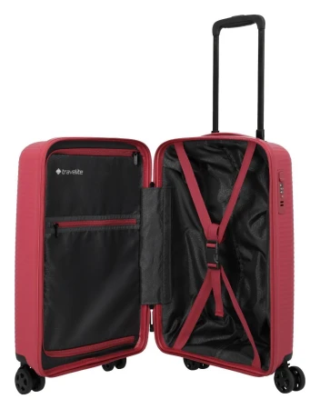 Travelite Air Stripe Slim červená sada kufrů