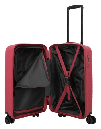 Travelite Air Stripe Slim červená sada kufrů
