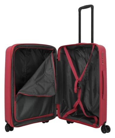 Travelite Air Stripe Slim červená sada kufrů