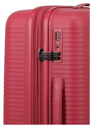 Travelite Air Stripe Slim červená sada kufrů