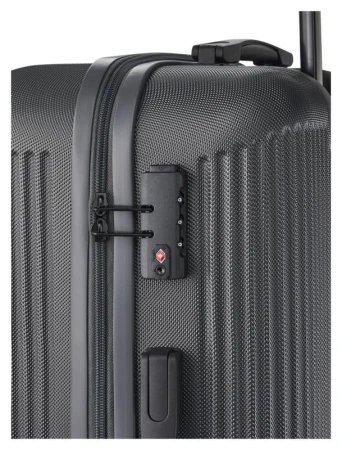 Travelite Bali L Anthracite kufr + jmenovka na kufr