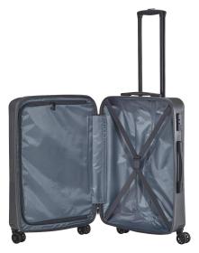 Travelite Bali M Anthracite kufr + jmenovka na kufr