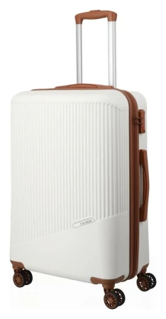 Travelite Bali M White/Cognac kufr