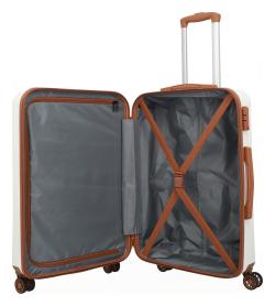 Travelite Bali M White/Cognac kufr
