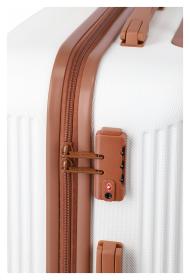 Travelite Bali M White/Cognac kufr
