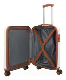 Travelite Bali S White/Cognac kufr