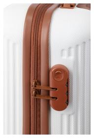Travelite Bali S White/Cognac kufr