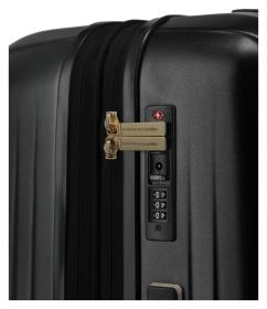 Travelite BARBARA Novelty M Black + kosmetická taštička zdarma