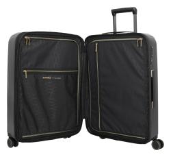 Travelite BARBARA Novelty M Black + kosmetická taštička zdarma