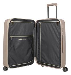 Travelite BARBARA Novelty M Satin Nude + kosmetická taštička zdarma