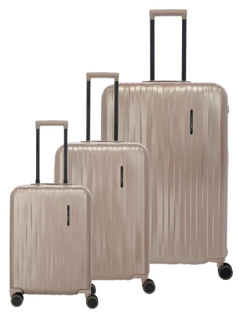 Travelite Barbara Novelty S,M,L Satin Nude sada kufrů