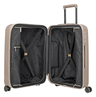 Travelite Barbara Novelty S,M,L Satin Nude sada kufrů