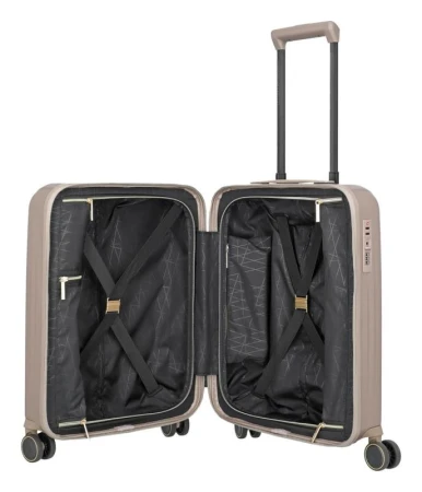 Travelite BARBARA Novelty S Satin Nude + kosmetická taštička zdarma