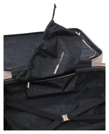 Travelite BARBARA Novelty S Satin Nude + kosmetická taštička zdarma