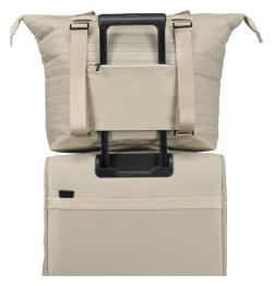 Travelite BARBARA Stepp 2 in 1 Shopper Satin nude batoh