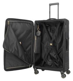 Travelite BARBARA Stepp L Black + kosmetická taštička zdarma