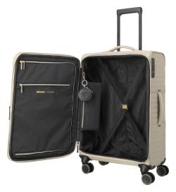 Travelite BARBARA Stepp M Satin nude + kosmetická taštička zdarma