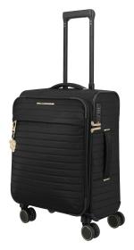 Travelite BARBARA Stepp S Black + kosmetická taštička zdarma