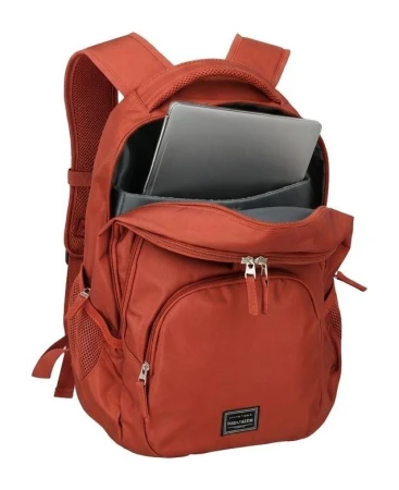 Travelite Basics Backpack Canyon červený batoh na notebook