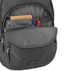 Travelite Basics Backpack Melange Anthracite batoh