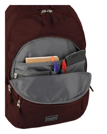 Travelite Basics Backpack Melange Bordeaux batoh